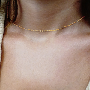 Clinton St. Cable Necklace in 14K Yellow Gold