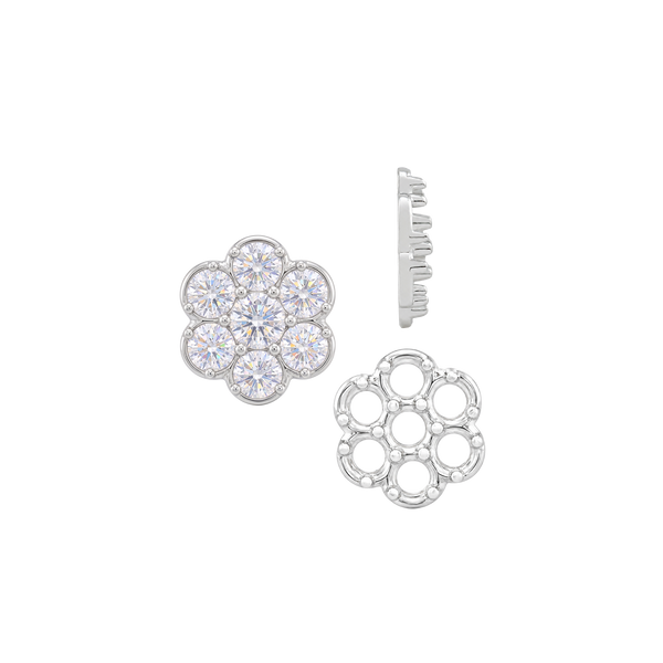 ITI NYC 7 Stone Cluster Tops (7.00 x 1.00 mm - 7.00 x 3.80 mm)