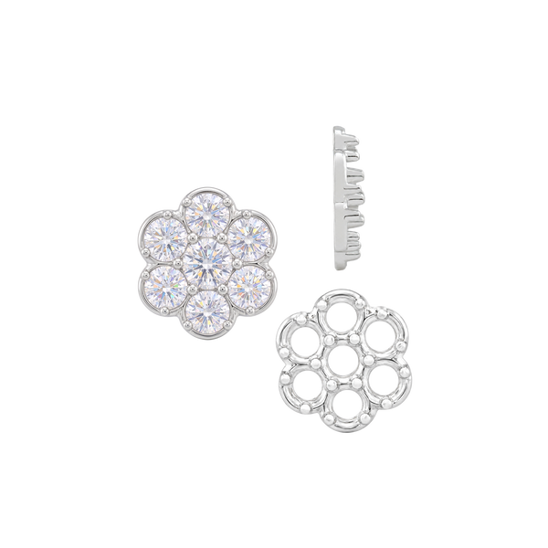 ITI NYC 7 Stone Cluster Tops (7.00 x 1.00 mm - 7.00 x 3.80 mm)