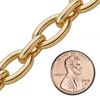 Bulk / Spooled Light Round Cable Chain in 14K Gold-Filled (1.50 mm - 11.00 mm)
