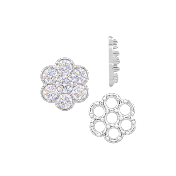 ITI NYC 7 Stone Cluster Tops (7.00 x 1.00 mm - 7.00 x 3.80 mm)