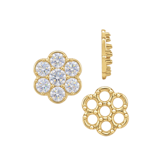 ITI NYC 7 Stone Cluster Tops (7.00 x 1.00 mm - 7.00 x 3.80 mm)