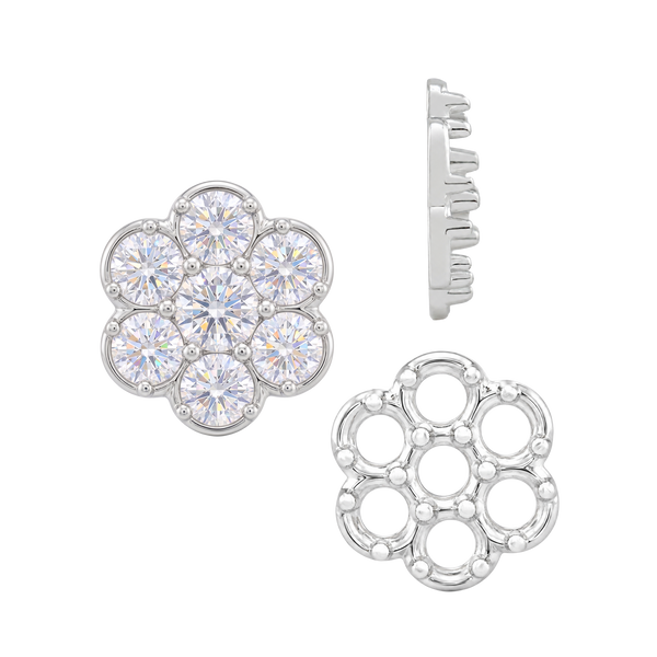 ITI NYC 7 Stone Cluster Tops (7.00 x 1.00 mm - 7.00 x 3.80 mm)