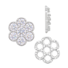 ITI NYC 7 Stone Cluster Tops (7.00 x 1.00 mm - 7.00 x 3.80 mm)