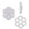 ITI NYC 7 Stone Cluster Tops (7.00 x 1.00 mm - 7.00 x 3.80 mm)