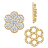 ITI NYC 7 Stone Cluster Tops (7.00 x 1.00 mm - 7.00 x 3.80 mm)