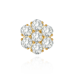 ITI NYC 6 Stone Cluster Tops (6.00 x 1.00 mm - 6.00 x  4.75 mm)