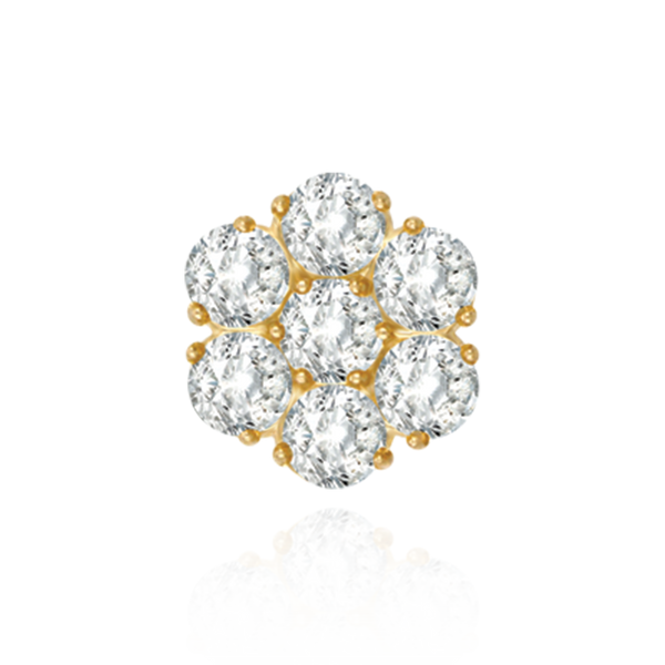 ITI NYC 7 Stone Cluster Tops (7.00 x 1.00 mm - 7.00 x  4.75 mm)