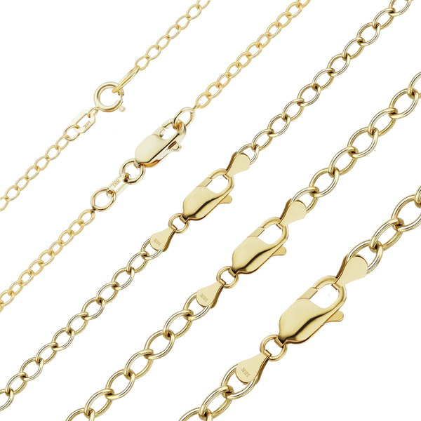 Clinton St. Cable Necklace in 18K Yellow Gold