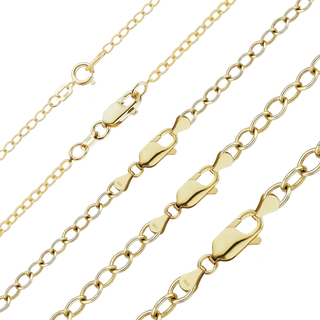 Clinton St. Cable Anklet in 18K Yellow Gold