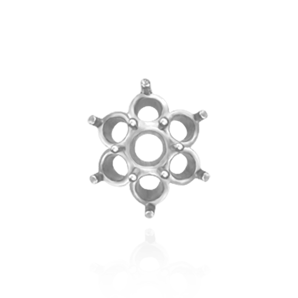 ITI NYC Concave 6 Stone Cluster Tops (3.40 mm - 5.20 mm)