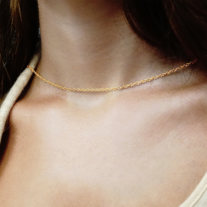 Clinton St. Cable Necklace in 14K Yellow Gold