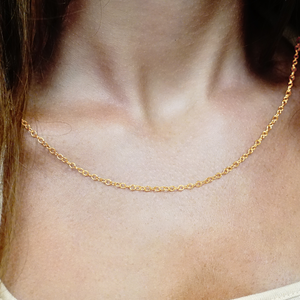 Clinton St. Cable Necklace in 14K Yellow Gold