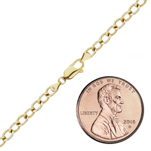 Load image into Gallery viewer, Clinton St. Cable Anklet in 14K Yellow Gold
