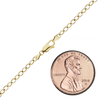 Clinton St. Cable Necklace in 14K Yellow Gold