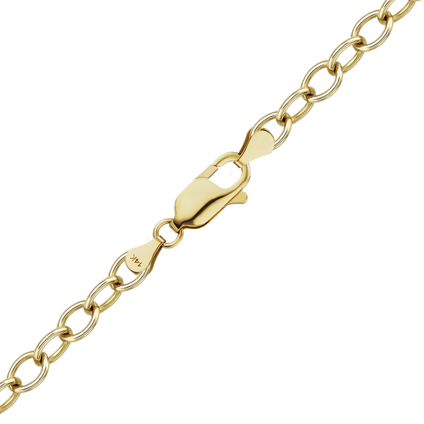 Clinton St. Cable Necklace in 14K Yellow Gold