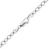 Clinton St. Cable Anklet in 14K White Gold
