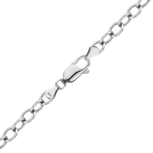 Load image into Gallery viewer, Clinton St. Cable Anklet in 14K White Gold
