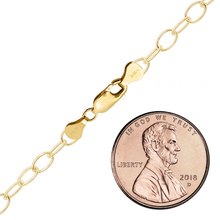 Load image into Gallery viewer, Finished Light Round Cable Anklet in 14K Gold-Filled

