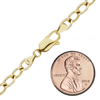 Clinton St. Cable Anklet in 14K Yellow Gold