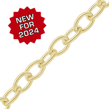 Load image into Gallery viewer, Bulk / Spooled Light Round Cable Chain in 14K Gold-Filled (1.50 mm - 8.00 mm)
