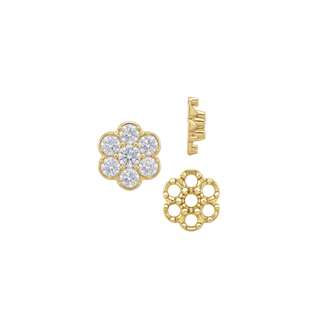 ITI NYC 7 Stone Cluster Tops (7.00 x 1.00 mm - 7.00 x 3.80 mm)