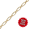 Bulk / Spooled Textured Light Round Cable Chain in 14K Gold-Filled (3.30 mm)