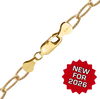 Finished Textured Light Round Cable Bracelet in 14K Gold-Filled