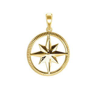 8 Pointed Star Charm (29 x 17mm)
