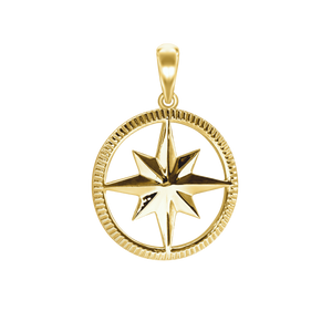 8 Pointed Star Charm (29 x 17mm)