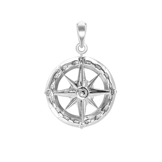 Compass Charm (40 x 29mm)