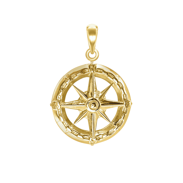 Compass Charm (40 x 29mm)