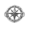 Compass Bracelet Top in Sterling Silver (27 x 23mm)