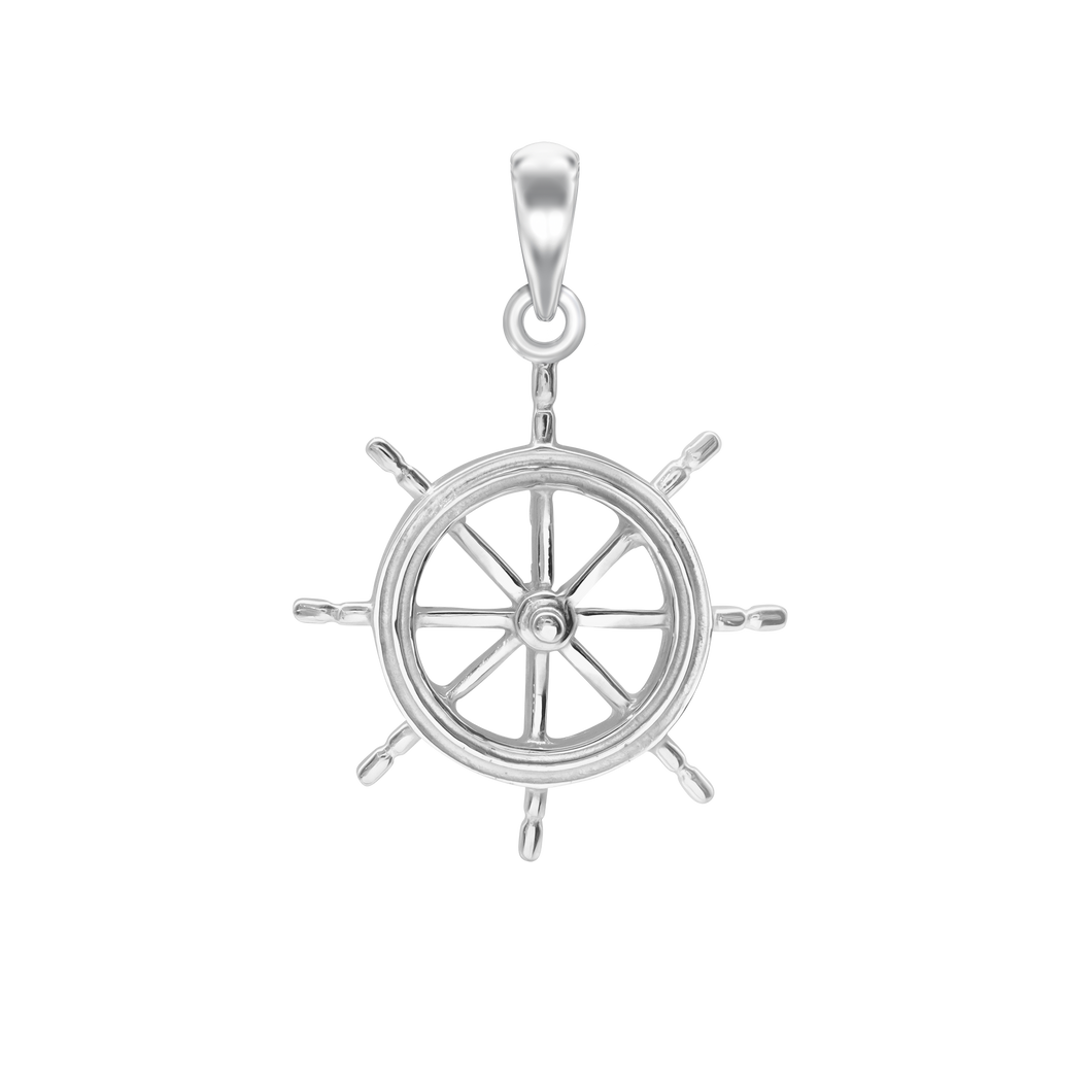 Shipwheel Charm (35 x 24mm)