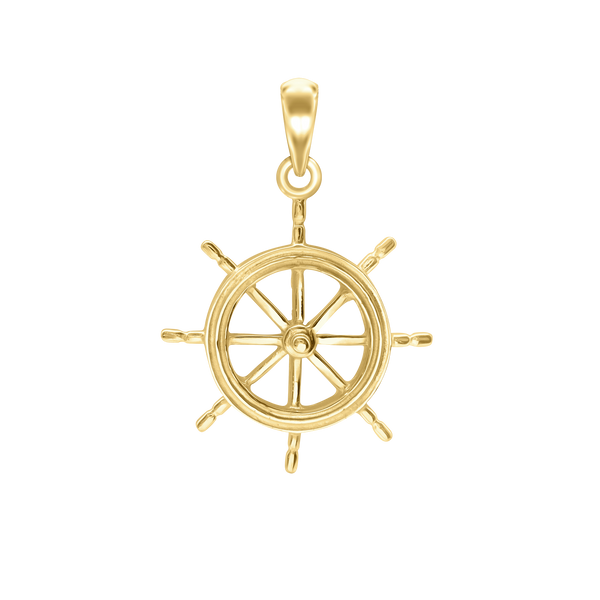 Shipwheel Charm (35 x 24 mm)