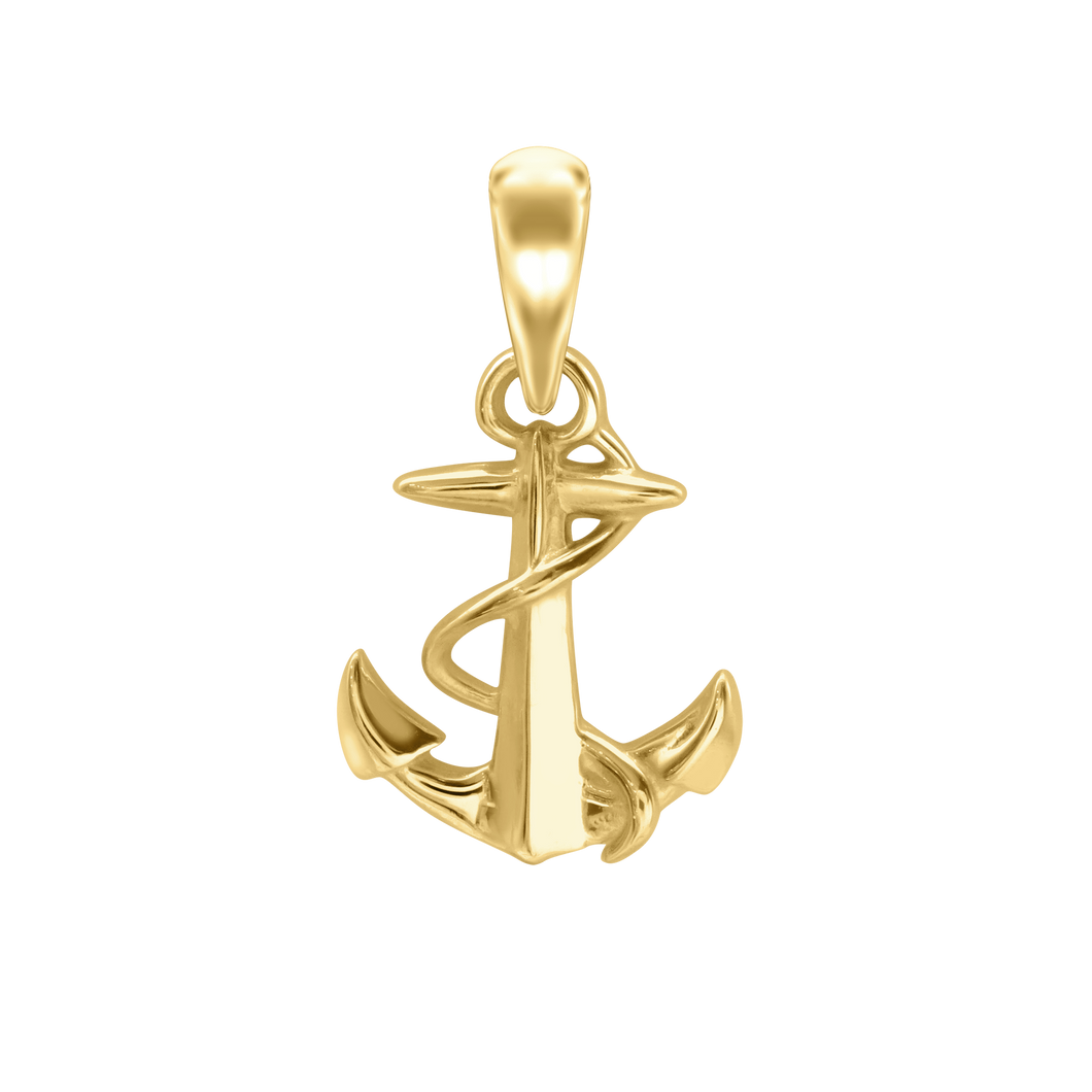 Tiny Anchor Charm (18 x 16mm)