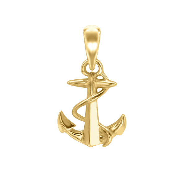 Tiny Anchor Charm (18 x 16 mm)