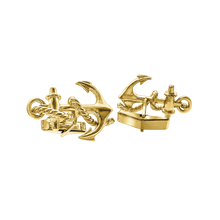 Load image into Gallery viewer, Anchor Cuff Links in Sterling Silver (35 x 24mm)
