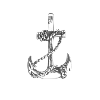 Anchor with Rope Charm (35 x 24 mm)