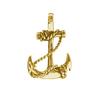 Anchor with Rope Charm (35 x 24 mm)