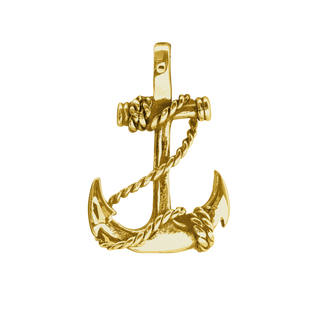Anchor with Rope Charm (35 x 24 mm)