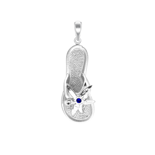 Flip Flop with Flower Charm (41 x 14 mm)