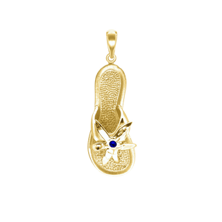 Flip Flop with Flower Charm (41 x 14 mm)