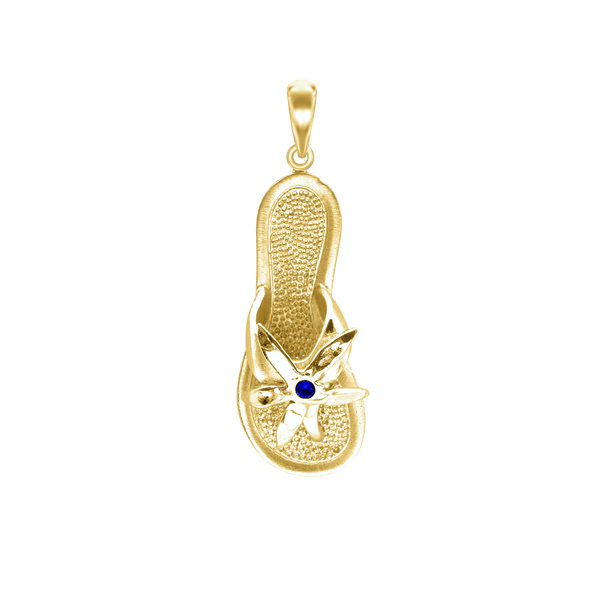 Flip Flop with Flower Charm (41 x 14 mm)