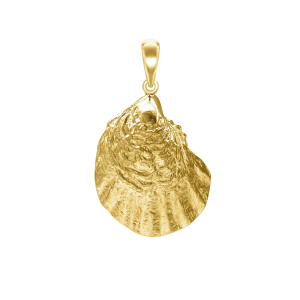 Oyster Shell Charm (34 x 21mm)