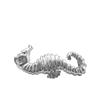 Seahorse Bracelet Top in Sterling Silver (32 x 17mm)