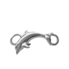 Dolphin Bracelet Top in Sterling Silver (31 x 17mm)