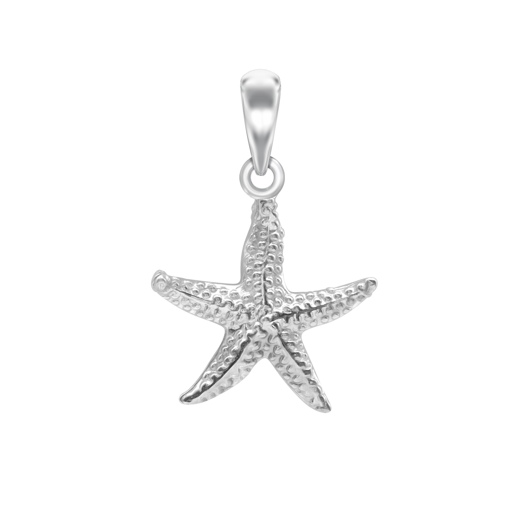 Textured Starfish Charm (22 x 15mm)