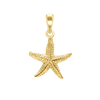 Textured Starfish Charm (22 x 15 mm)