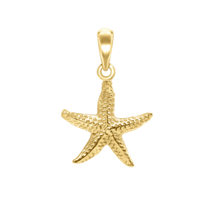 Textured Starfish Charm (22 x 15mm)